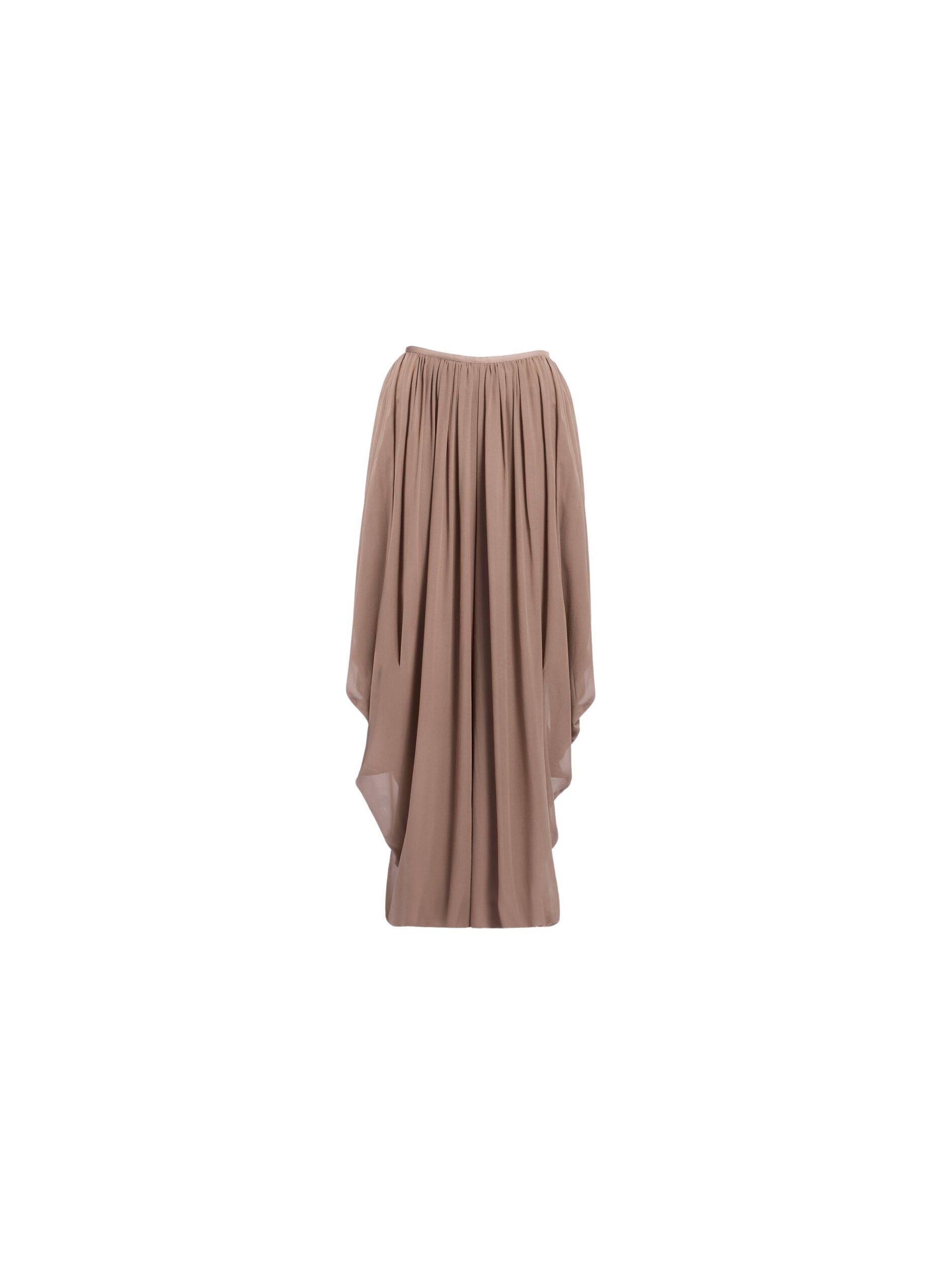 Elie Saab Cascading Silk Pants