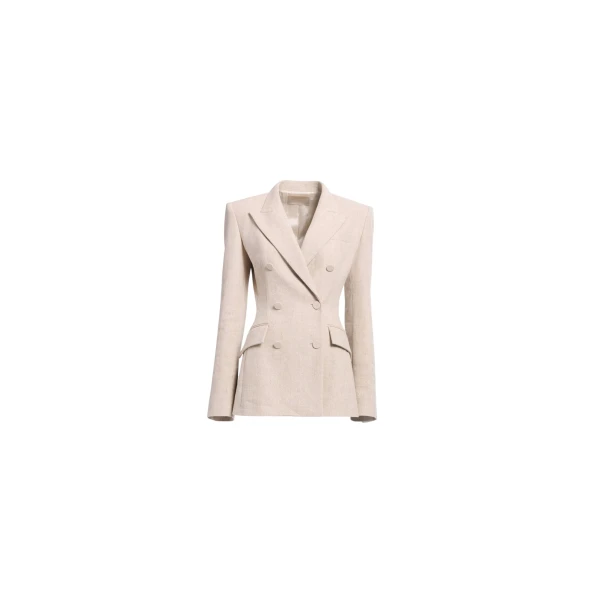 Elie Saab Cotton Canvas Blazer