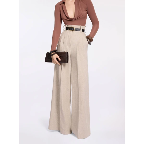 Elie Saab Cotton Canvas Pants, view 2