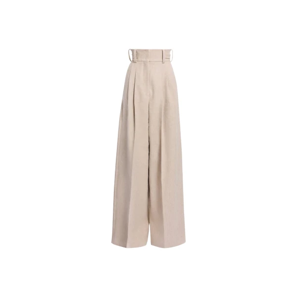 Elie Saab Cotton Canvas Pants