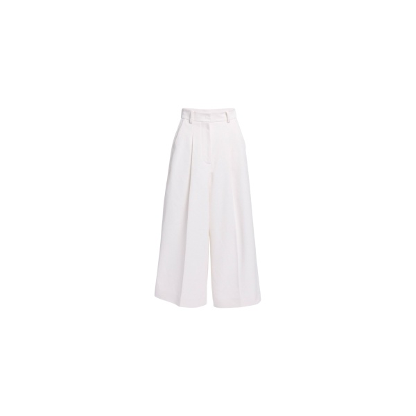 Elie Saab Cotton Piquet Bermuda Shorts in White featuring  – Luxury Designer Fashion at Luxury Shoes .