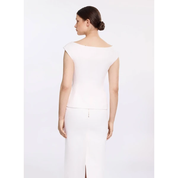 Elie Saab Cotton Piquet Jacket, view 3