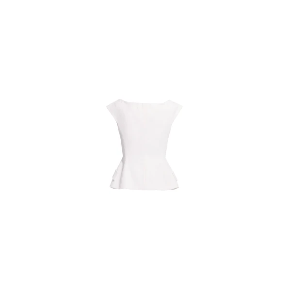 Elie Saab Cotton Piquet Jacket, view 5