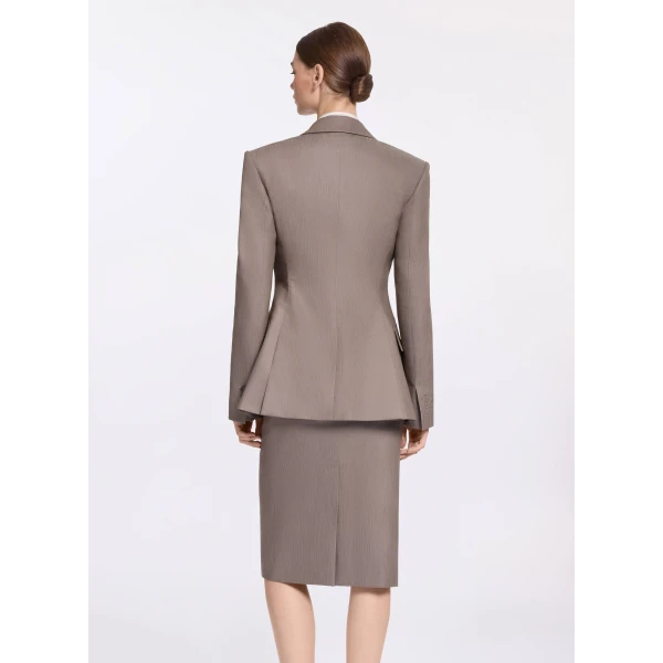 Elie Saab Cotton Twill Blazer, view 3