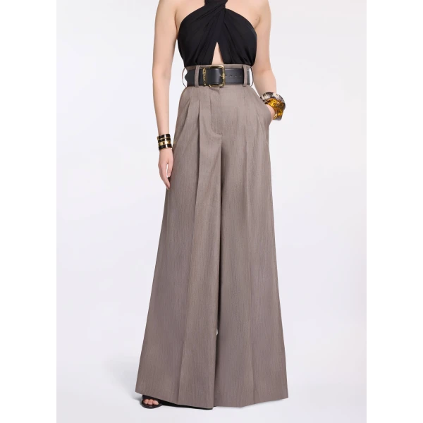 Elie Saab Cotton Twill Pants, view 2