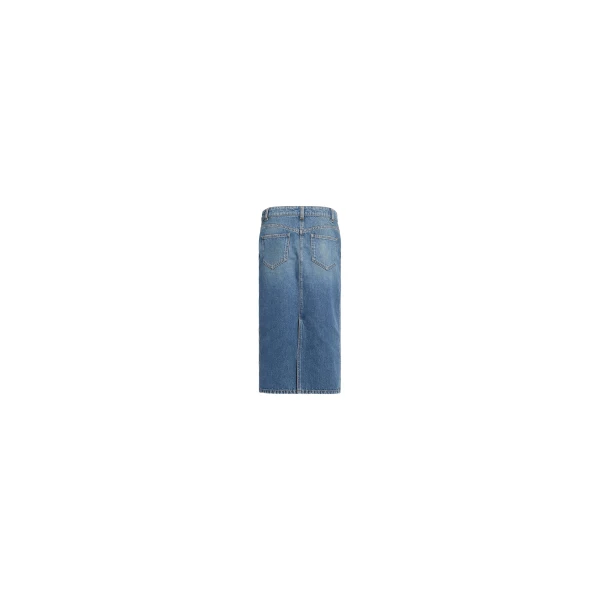 Elie Saab Denim Pencil Skirt, view 5