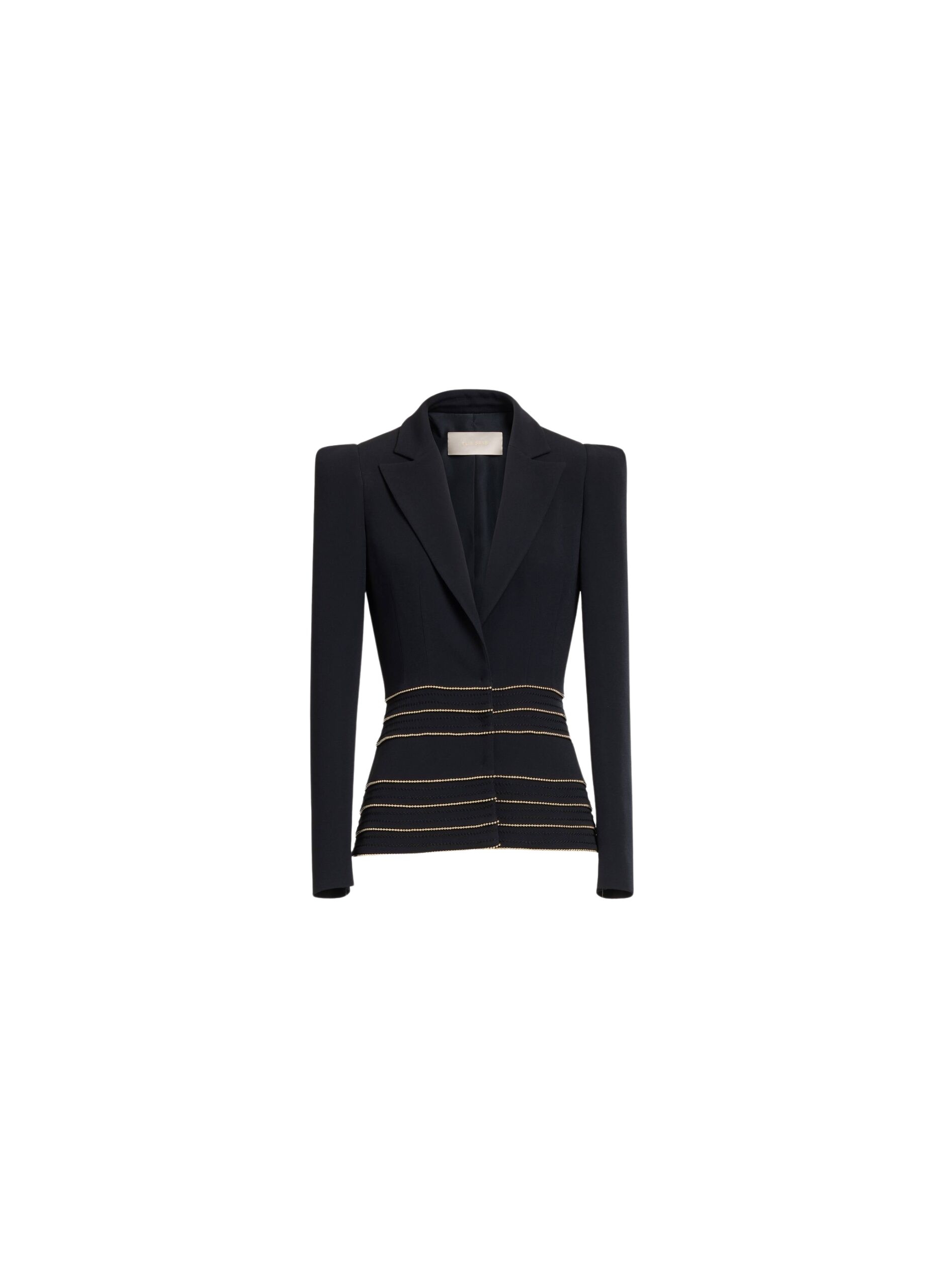 Elie Saab Embellished Cady Blazer