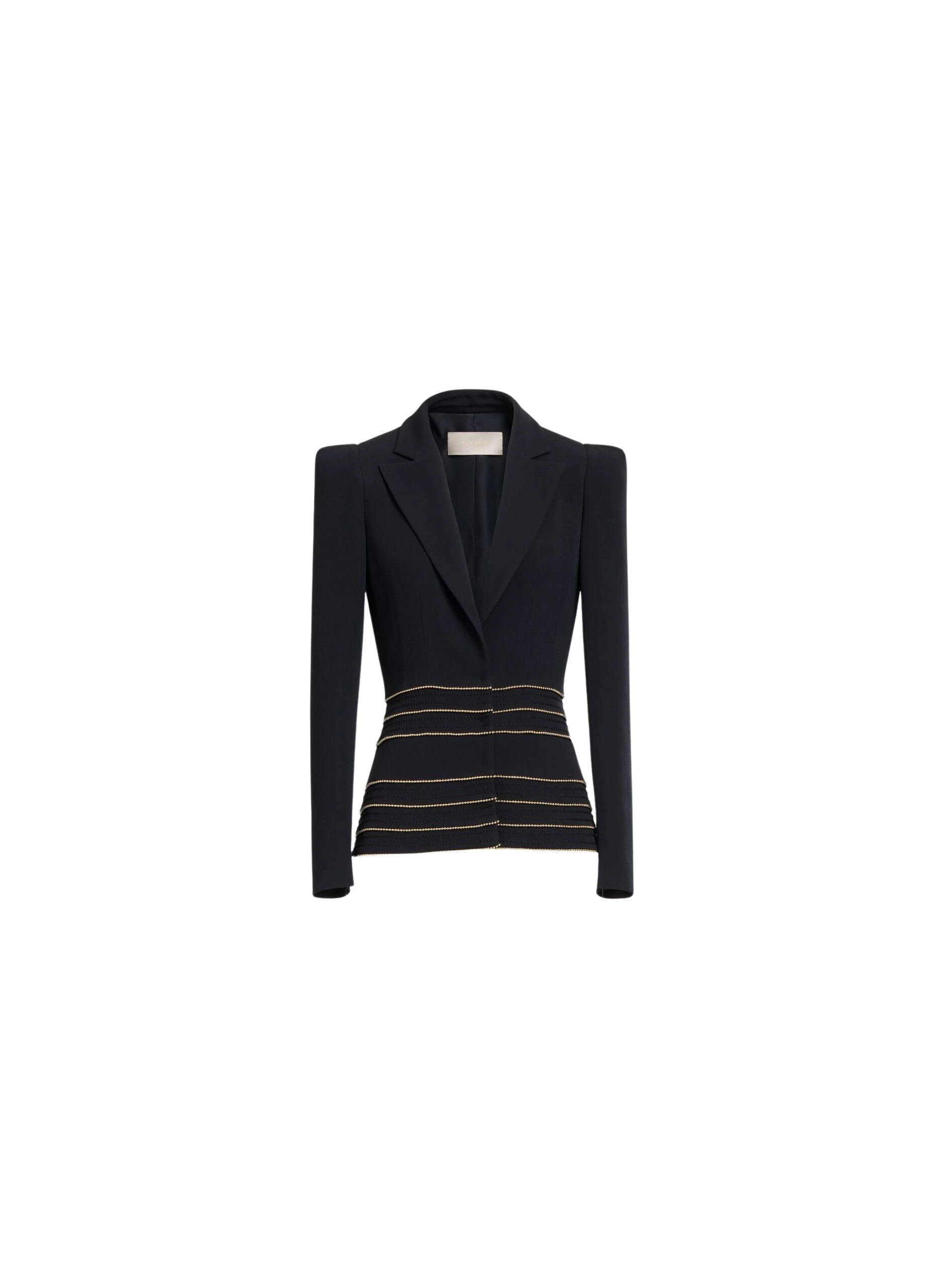 Elie Saab Embellished Cady Blazer