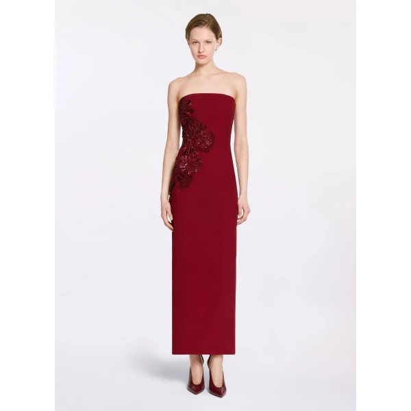 Elie Saab Embellished Cady Midi Dress, view 2