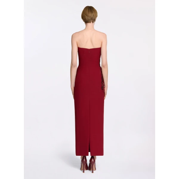 Elie Saab Embellished Cady Midi Dress, view 3