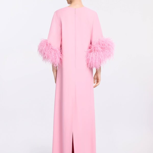 Elie Saab Feather Trimmed Kaftan, view 4