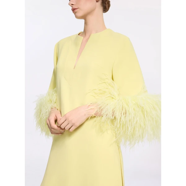 Elie Saab Feather Trimmed Top, view 5