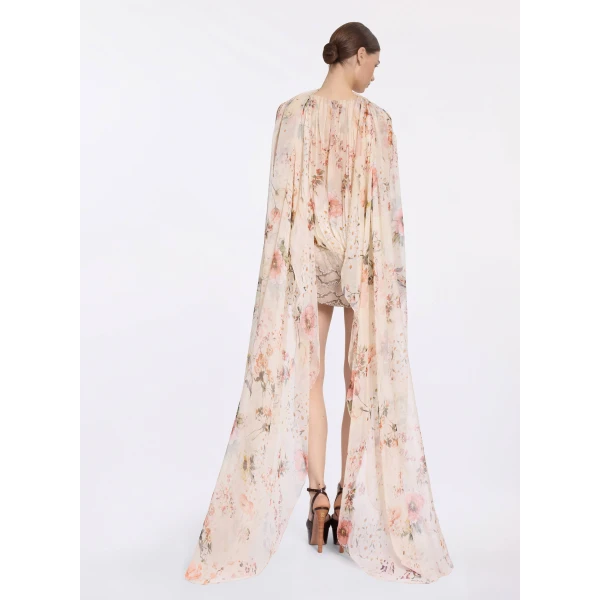 Elie Saab Floral Print Short Dress, view 3