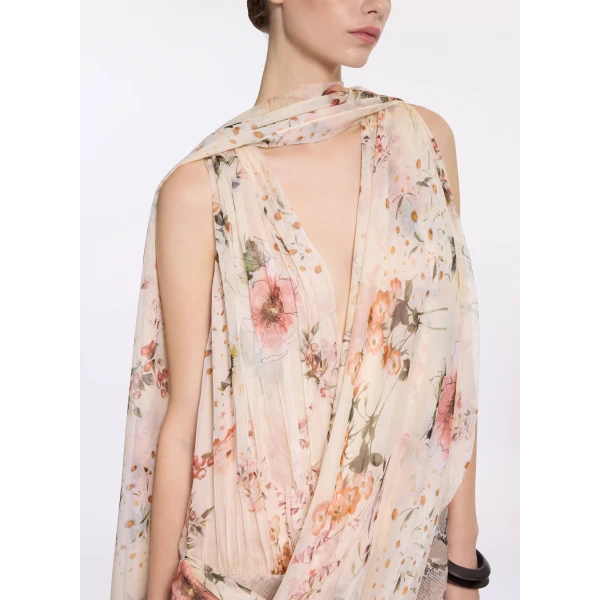 Elie Saab Floral Print Short Dress, view 4
