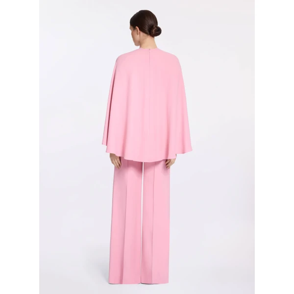Elie Saab Flower Embellished Cady Jumpsuit, view 4