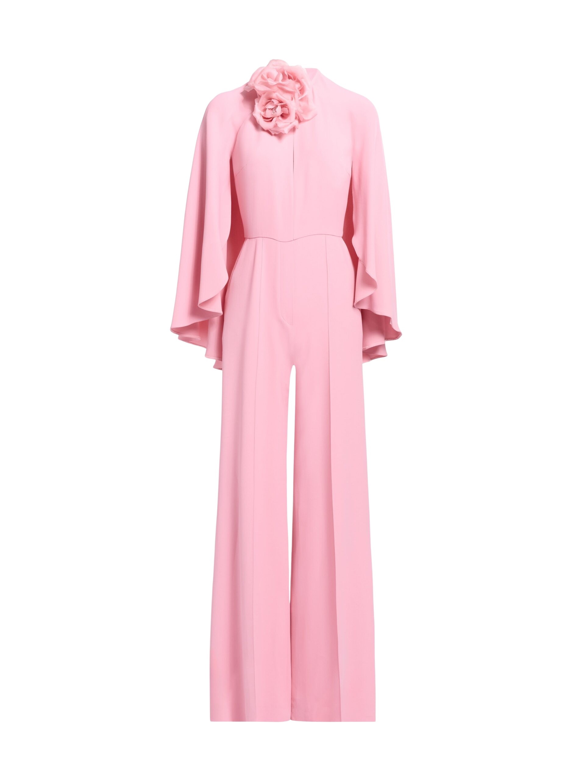 Elie Saab Flower Embellished Cady Jumpsuit