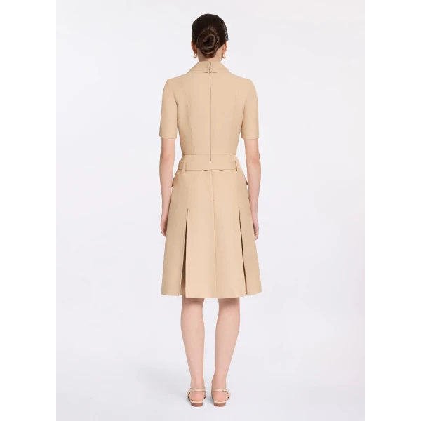 Elie Saab Gabardine Midi Dress, view 3