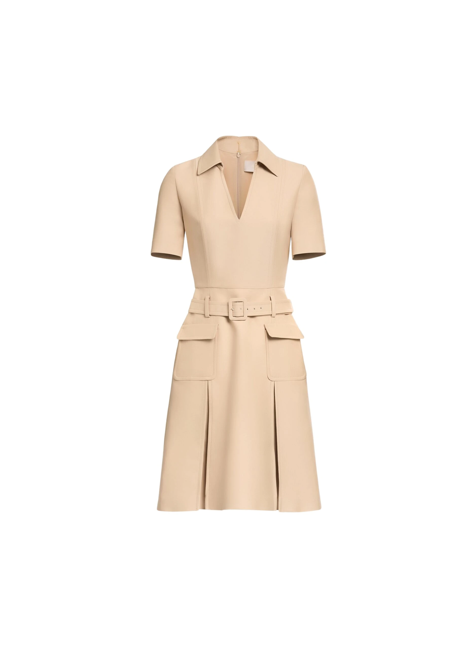 Elie Saab Gabardine Midi Dress