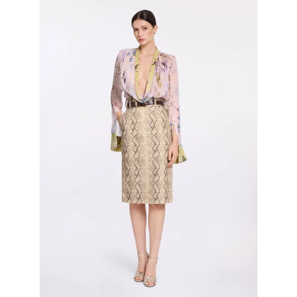 Elie Saab Garden Print Blouse, view 5