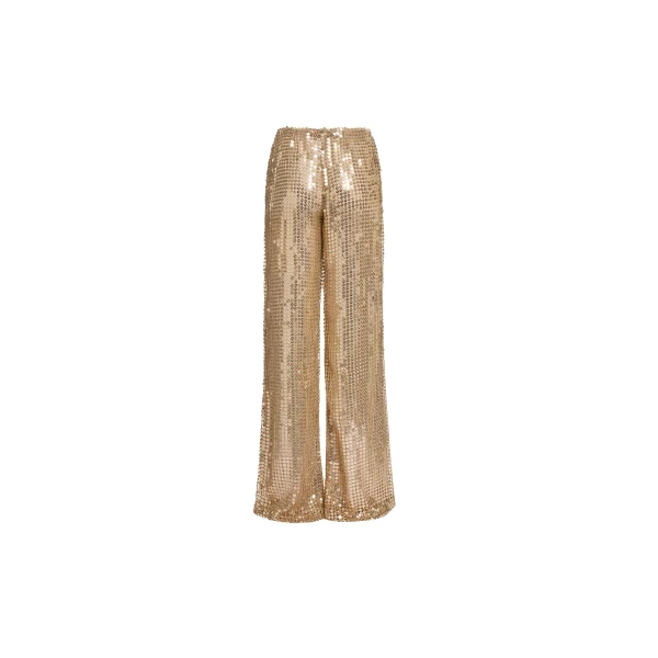 Elie Saab Gold Sequin Pants, view 5