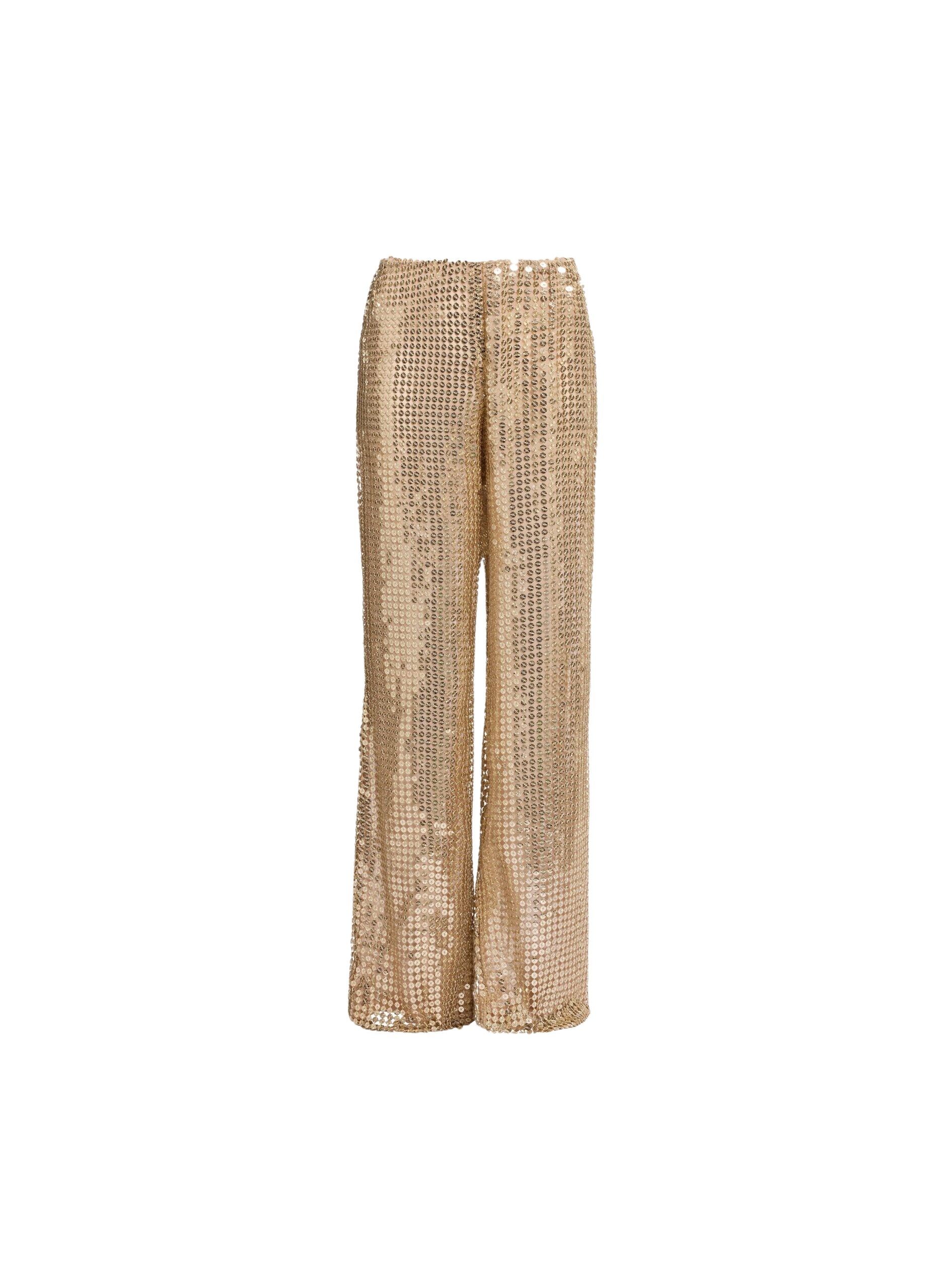 Elie Saab Gold Sequin Pants