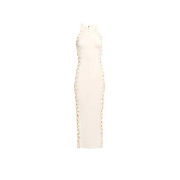 Elie Saab Halter Knit Dress