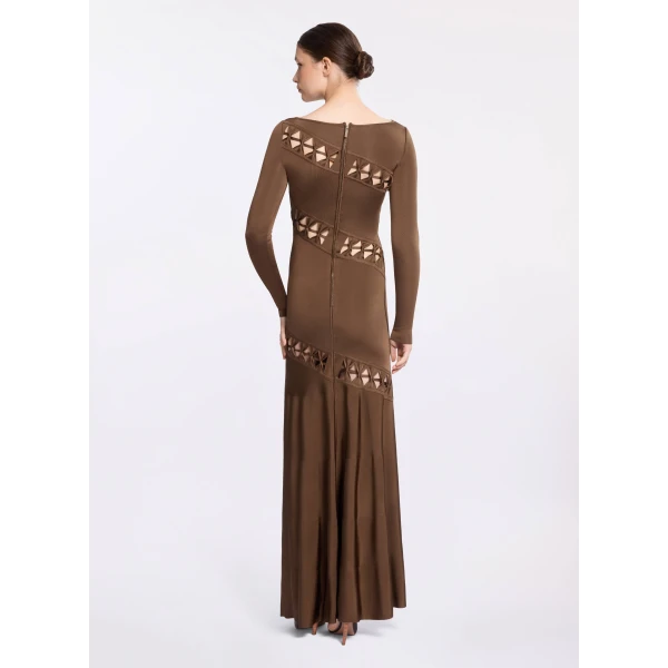 Elie Saab Interlaced Knit Dress, view 3