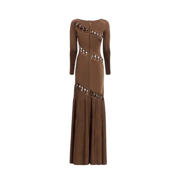 Elie Saab Interlaced Knit Dress, view 5
