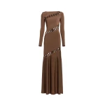 Elie Saab Interlaced Knit Dress