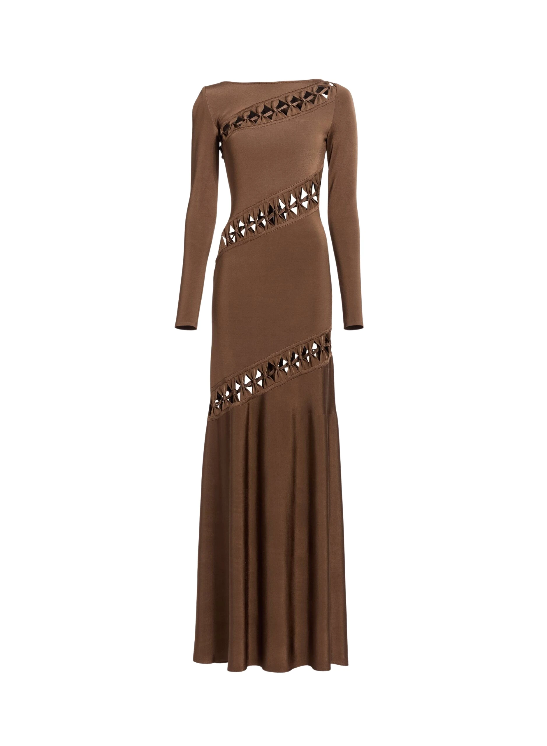 Elie Saab Interlaced Knit Dress