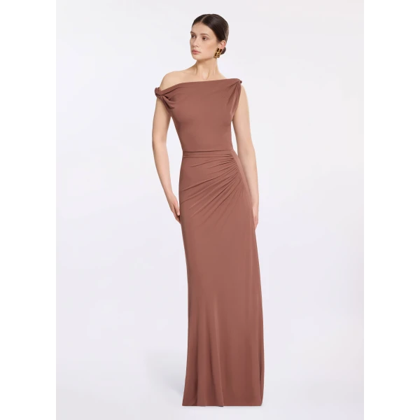 Elie Saab Jersey Long Dress, view 2