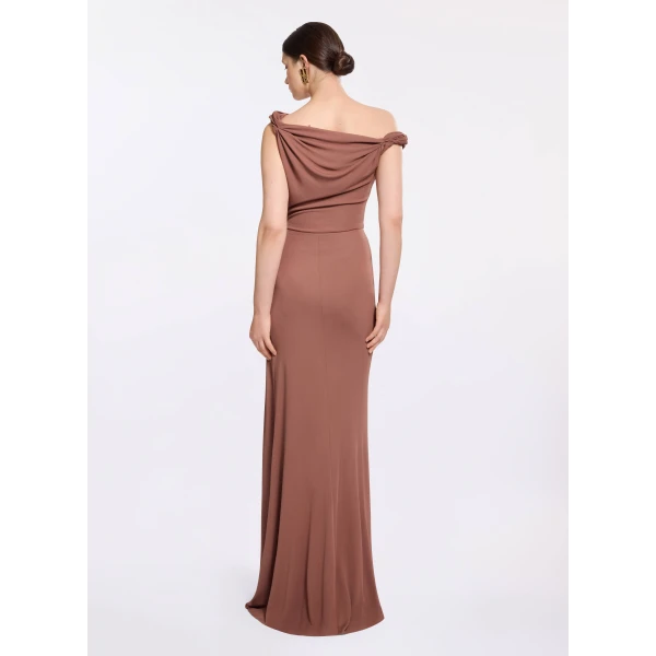 Elie Saab Jersey Long Dress, view 3