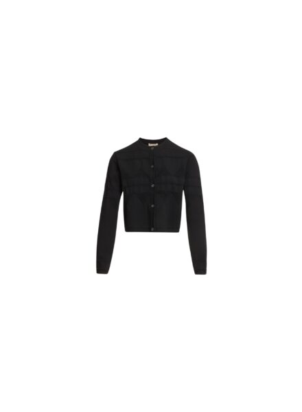 Elie Saab Knit Jacket in Black featuring  – Luxury Designer Fashion at Luxury Shoes .