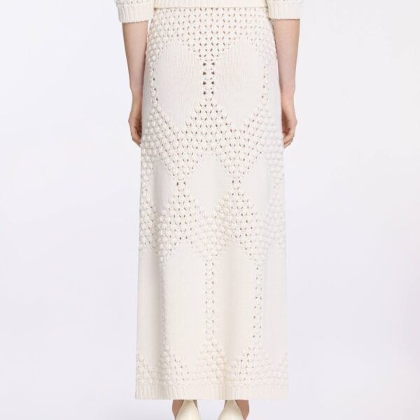 Elie Saab Knit Midi Skirt, view 3
