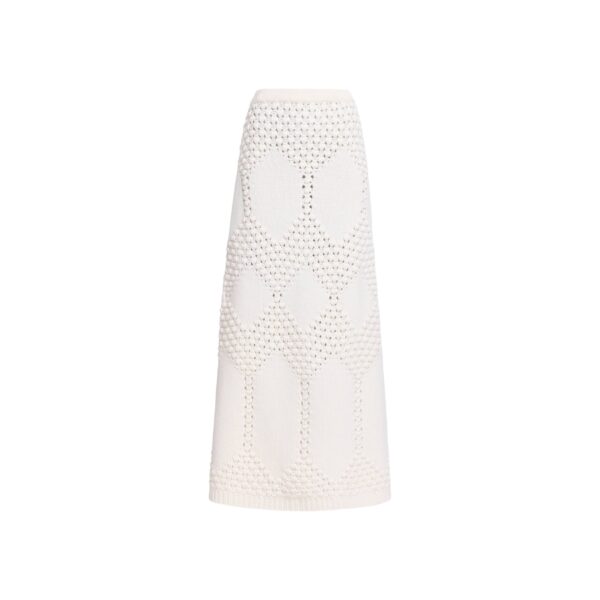 Elie Saab Knit Midi Skirt