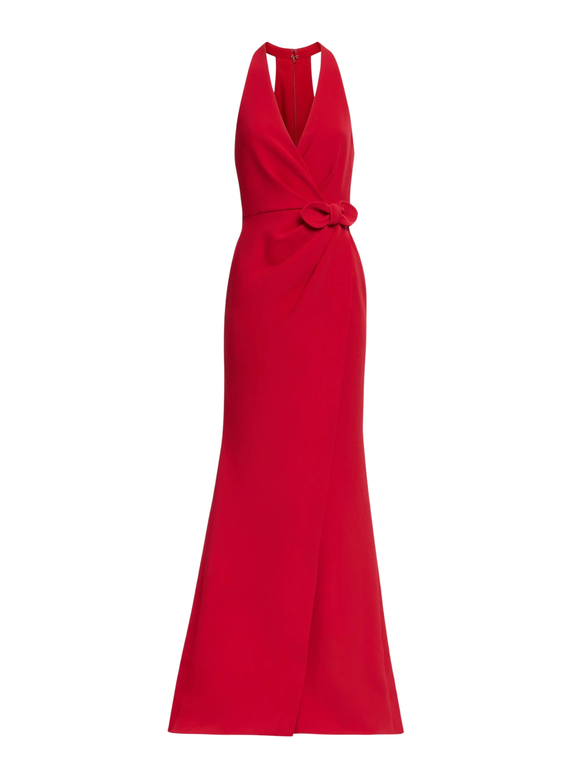 Elie Saab Long Cady Dress with Bow Detail