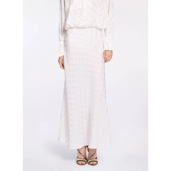 Elie Saab Monogram Jacquard Skirt, view 2