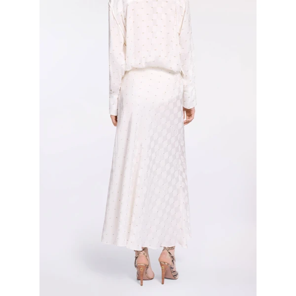 Elie Saab Monogram Jacquard Skirt, view 3