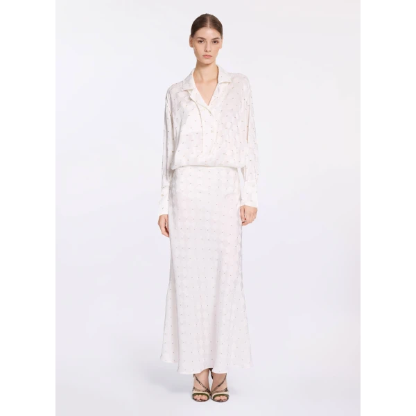 Elie Saab Monogram Jacquard Skirt, view 5