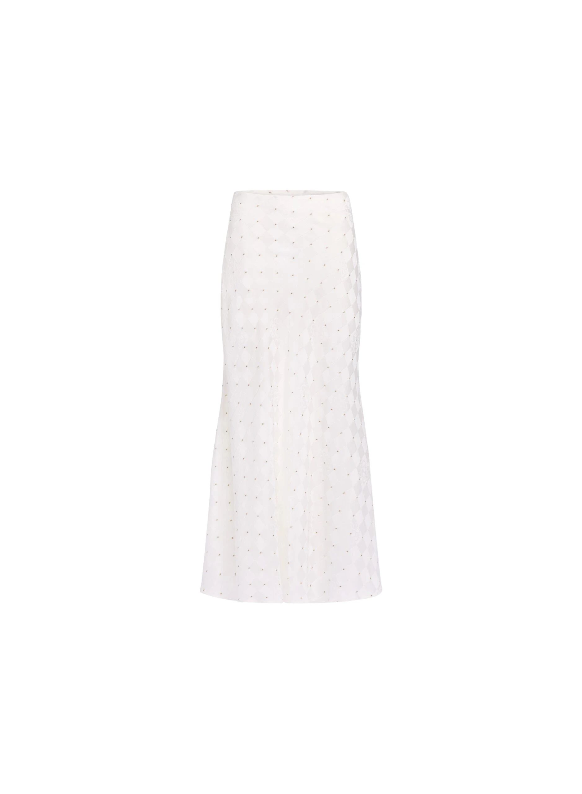 Elie Saab Monogram Jacquard Skirt