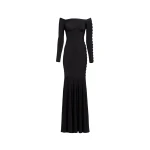 Elie Saab Off-The-Shoulder Knit Dress