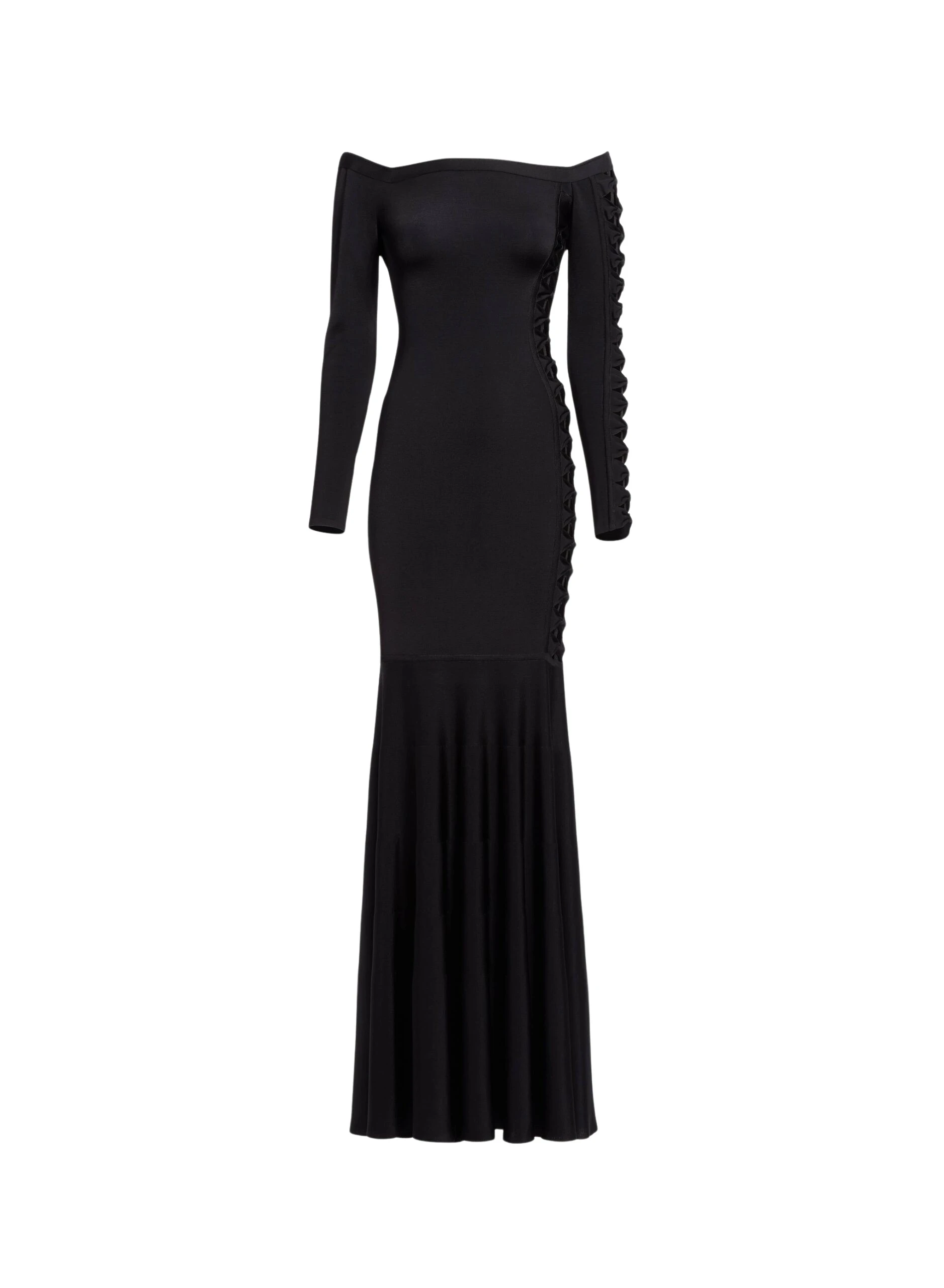 Elie Saab Off-The-Shoulder Knit Dress