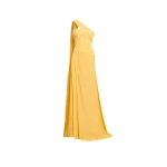 Elie Saab One-Shoulder Silk Dress
