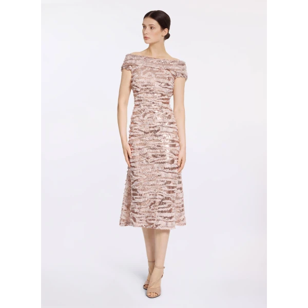 Elie Saab Open Back Midi Dress, view 2