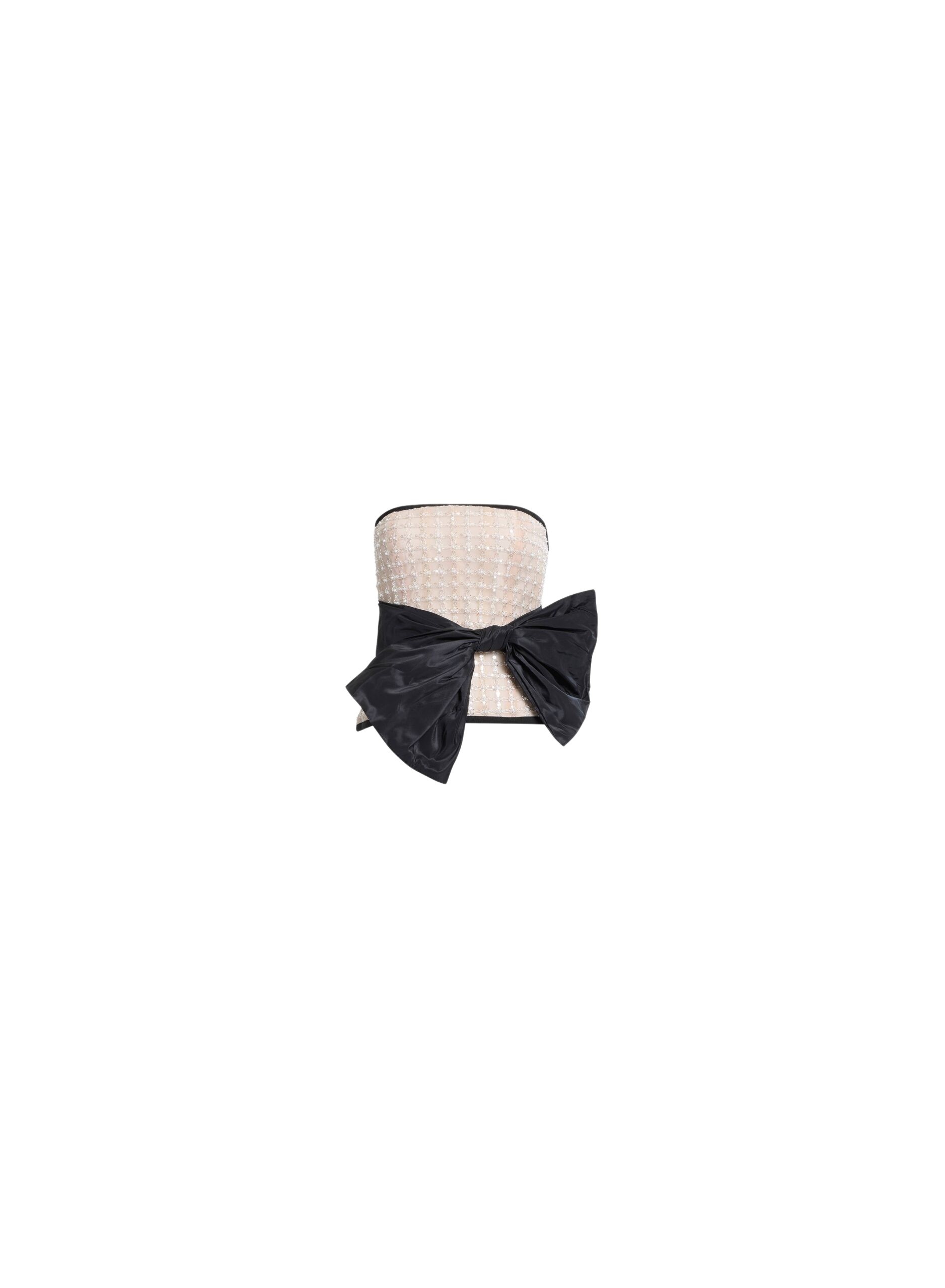 Elie Saab Pearl Corset with Bow Top