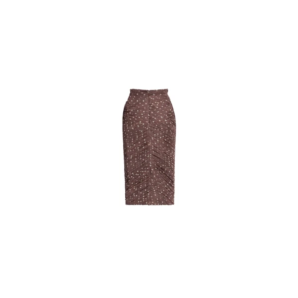 Elie Saab Polka Dot Printed Skirt, view 5