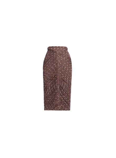 Elie Saab Polka Dot Printed Skirt in Multicolour featuring  – Luxury Designer Fashion at Luxury Shoes .