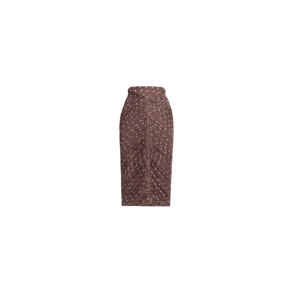 Elie Saab Polka Dot Printed Skirt in Multicolour featuring  – Luxury Designer Fashion at Luxury Shoes .