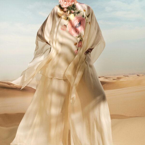 Elie Saab Printed Chiffon Jumpsuit, view 2