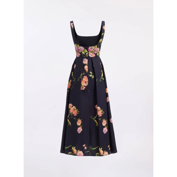 Elie Saab Printed Cotton Midi Dress, view 5